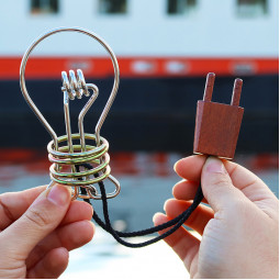Pussel Metall Glödlampa